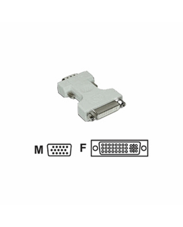 MCL Adaptateurs DVI-I vers HD15 (VGA) DVI-I Femelle / HD15 Male VGA (D-Sub) Blanc