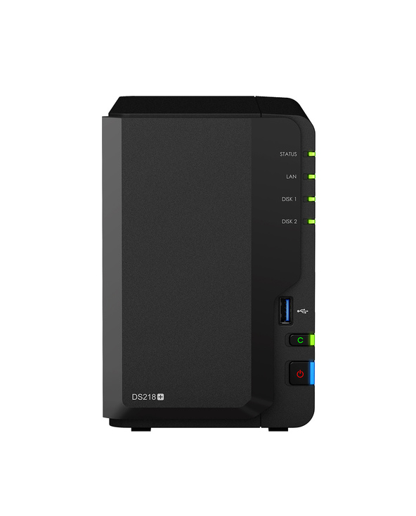 Synology DiskStation DS218+ serveur de stockage J3355 Ethernet/LAN Compact Noir NAS