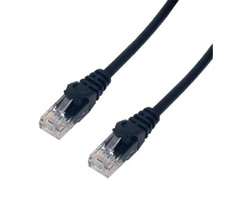 MCL 5m Cat6a U/UTP câble de réseau U/UTP (UTP) Noir