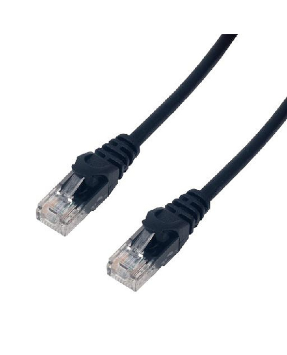 MCL 5m Cat6a U/UTP câble de réseau U/UTP (UTP) Noir