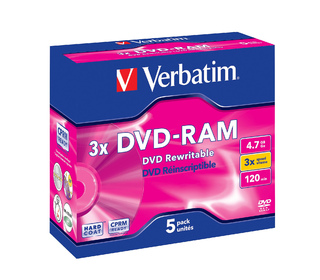 Verbatim DVD-RAM 3x 4,7 Go 5 pièce(s)