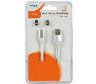 MCL MC923-1C/2AZ-1M câble USB 3.2 Gen 1 (3.1 Gen 1) USB C USB A Gris
