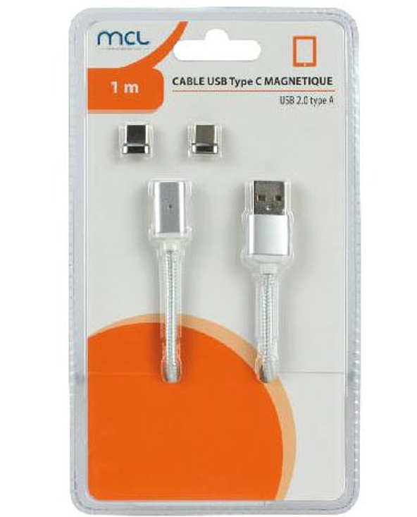 MCL MC923-1C/2AZ-1M câble USB 3.2 Gen 1 (3.1 Gen 1) USB C USB A Gris