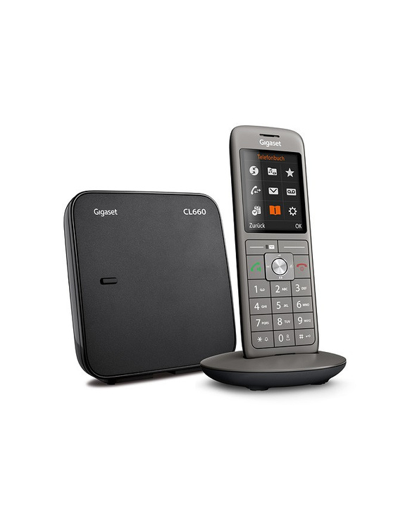 Gigaset CL660A Duo Téléphone analog/dect Gris Identification de l'appelant