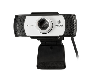 NGS XpressCam720 webcam 1280 x 720 pixels USB 2.0 Noir, Gris, Argent