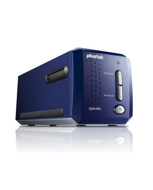 Plustek OpticFilm 8100 7200 x 7200 DPI Numériseur d’archivage/à défilement Bleu