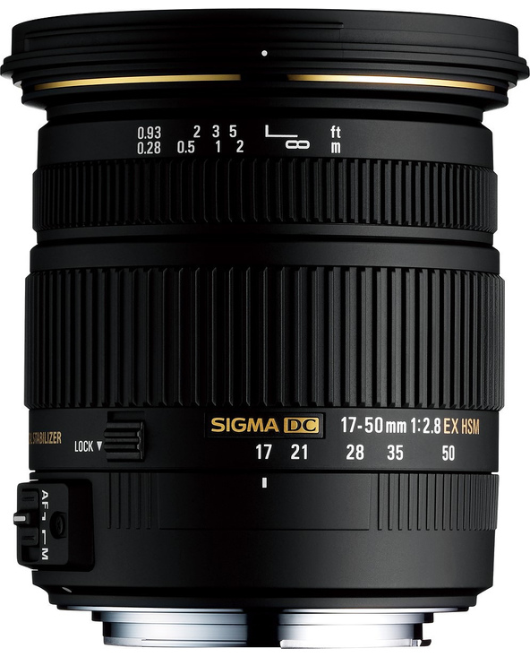 Sigma 17-50mm F2.8 EX DC OS HSM SLR Objectif zoom standard Noir