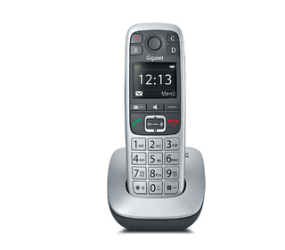 Gigaset E560 téléphone Téléphone DECT Noir, Argent Identification de l'appelant