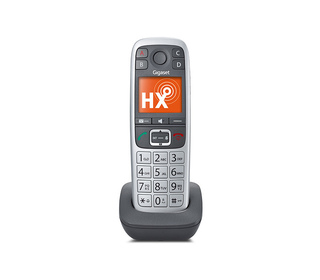 Gigaset E560HX Téléphone analog/dect Gris, Argent Identification de l'appelant