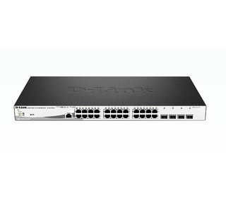 D-Link DGS-1210-28MP commutateur réseau Géré L2 Gigabit Ethernet (10/100/1000) Noir, Gris 1U Connexion Ethernet, supportant l'al