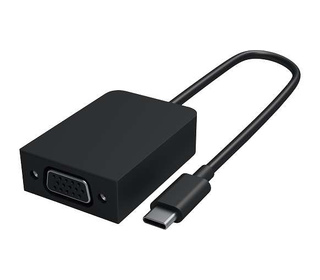 Microsoft Surface HFT-00003 adaptateur et connecteur de câbles USB-C VGA Noir