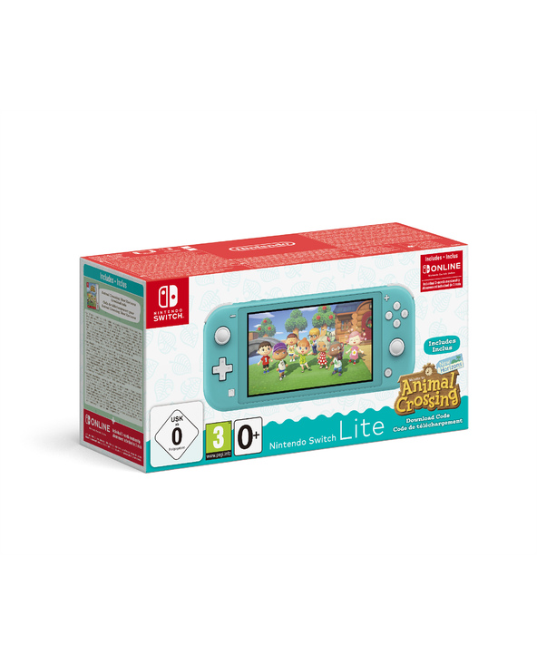 Nintendo Switch Lite (Turquoise) Animal Crossing: New Horizons Pack + NSO 3 months (Limited) console de jeux portables 14 cm (5.