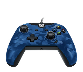 PDP 048-082-EU-CM02 accessoire de jeux vidéo Manette de jeu PC, Xbox One, Xbox One S, Xbox One X Analogique/Numérique USB Bleu, 