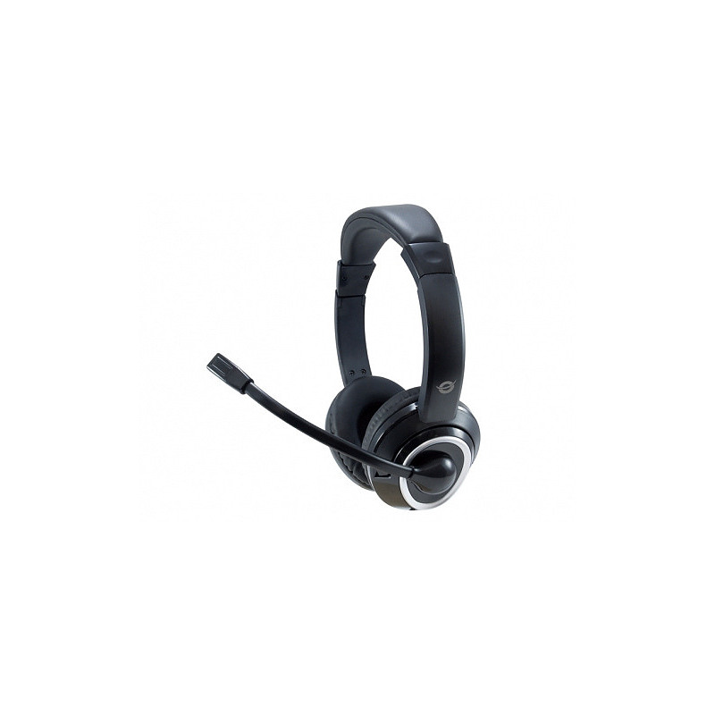 Conceptronic POLONA02B écouteur/casque Arceau Noir Connecteur de 3,5 mm