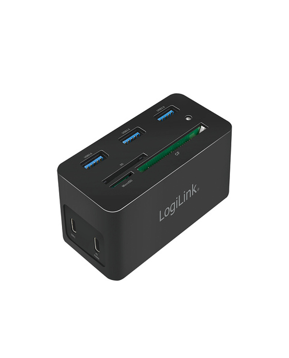 LogiLink UA0370 station d'accueil Avec fil USB 3.2 Gen 1 (3.1 Gen 1) Type-C Noir