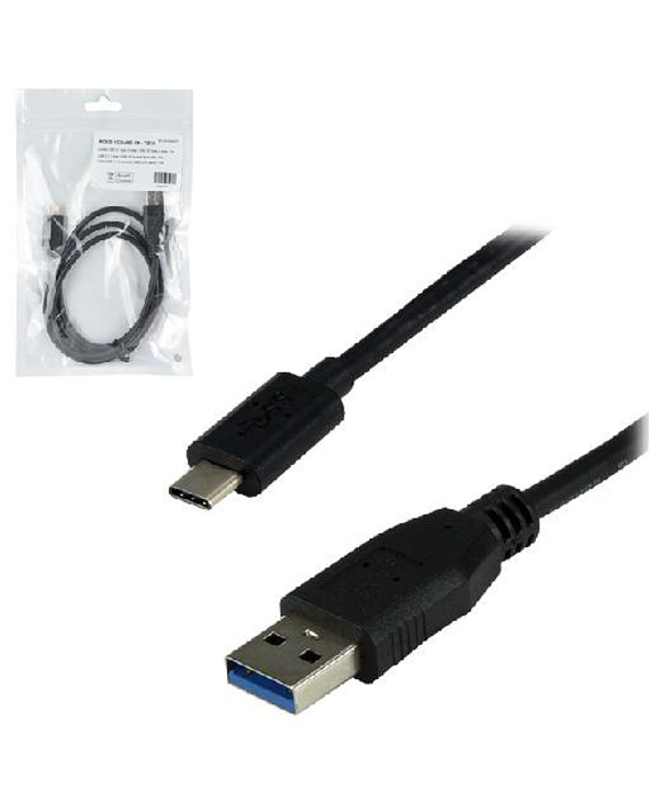 MCL USB 3.1 Type-C / USB 3.0 Type-A 1 m câble USB 3.2 Gen 1 (3.1 Gen 1) USB C USB A Noir