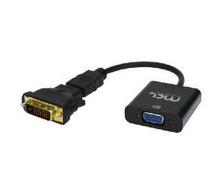 MCL CG-289C adaptateur et connecteur de câbles DVI-D HDMI Noir