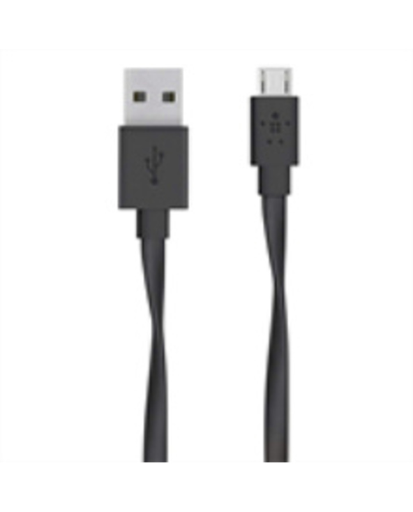 CÂBLE USB-A / MICRO-USB, USB 2.0, M / M, NOIR, 2M