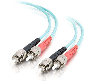 C2G 85505 câble de fibre optique 2 m ST OFNR Turquoise