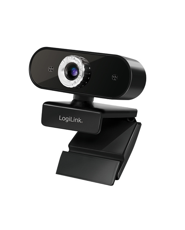 LogiLink UA0371 webcam 3 MP 1920 x 1080 pixels USB 2.0 Noir, Argent