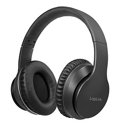 LogiLink BT0053 écouteur/casque Arceau Connecteur de 3,5 mm Bluetooth Noir