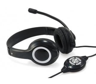 Conceptronic CCHATSTARU2B écouteur/casque Arceau USB Type-A Noir, Rouge