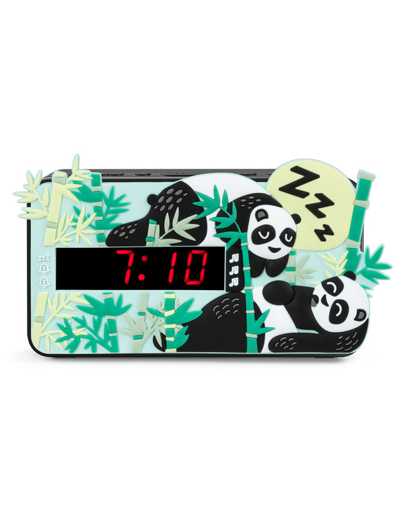 Bigben Interactive R15 – Panda Horloge Analogique Multicolore