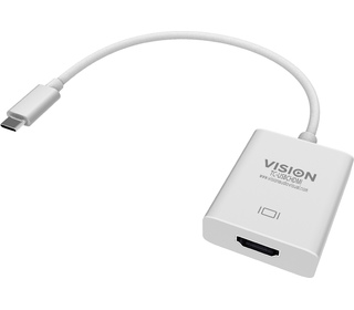 Vision TC-USBCHDMI adaptateur et connecteur de câbles HDMI USB-C Blanc
