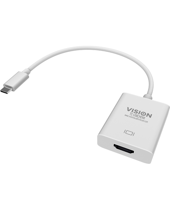 Vision TC-USBCHDMI adaptateur et connecteur de câbles HDMI USB-C Blanc