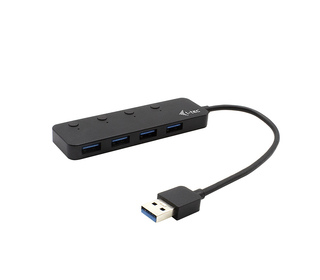 i-tec USB 3.0 Metal HUB 4 Port with individual On/Off Switches