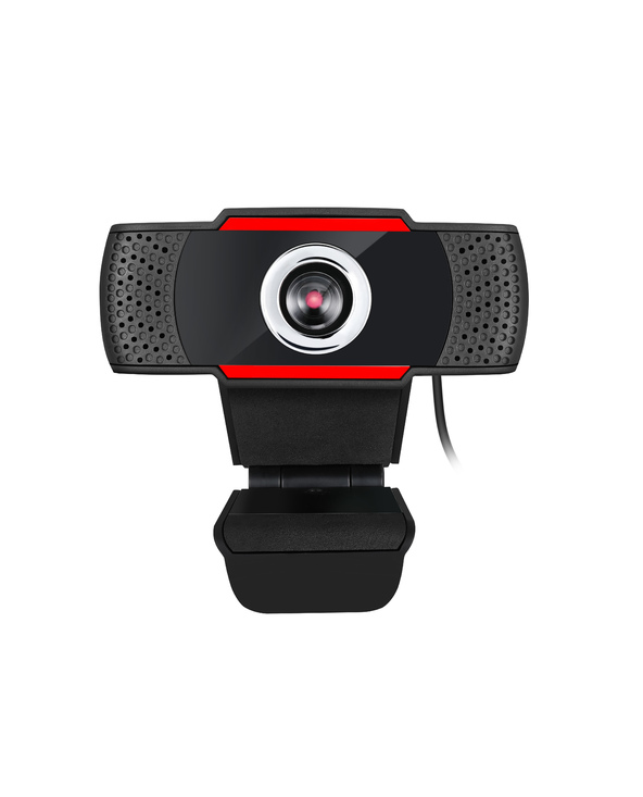 Adesso CyberTrack H3 webcam 1,3 MP 1280 x 720 pixels USB 2.0 Noir, Rouge