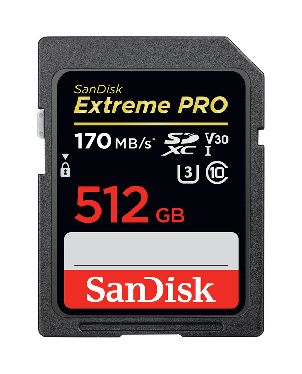 SanDisk Exrteme PRO 512 GB mémoire flash 512 Go SDXC UHS-I Classe 10