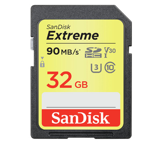 SanDisk Extreme mémoire flash 32 Go SDHC UHS-I Classe 10