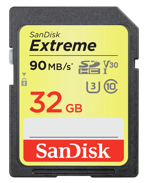 SanDisk Extreme mémoire flash 32 Go SDHC UHS-I Classe 10
