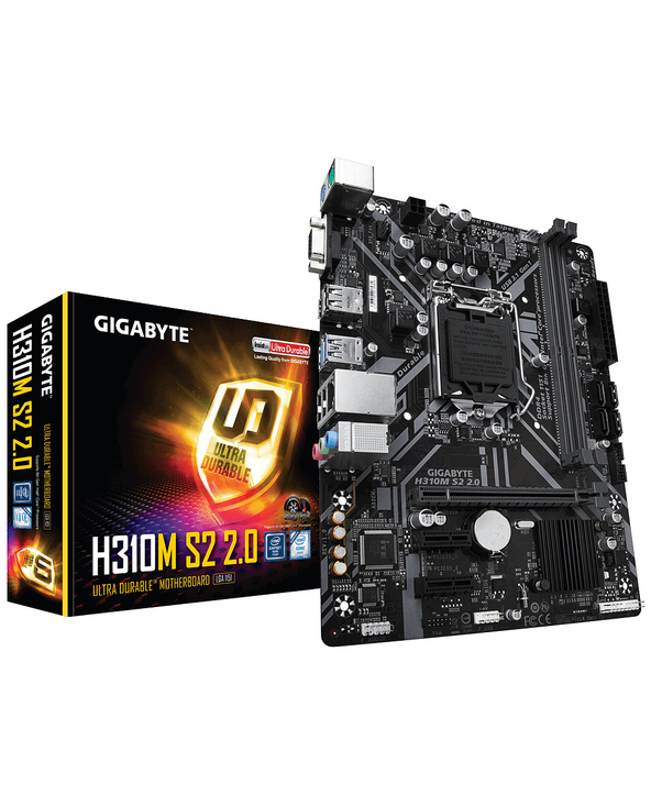 Gigabyte H310M S2 2.0 carte mère Intel H310 LGA 1151 (Emplacement H4) micro ATX