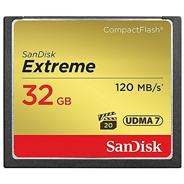 SanDisk 32GB Extreme mémoire flash 32 Go CompactFlash