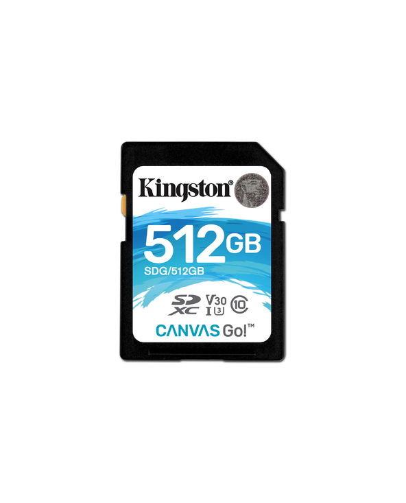 Kingston Technology Canvas Go! mémoire flash 512 Go SDXC UHS-I Classe 10