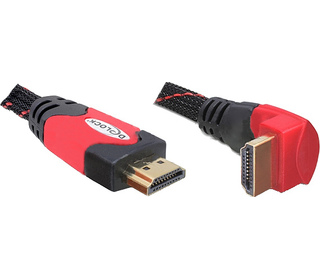 DeLOCK 3m HDMI câble HDMI HDMI Type A (Standard) Noir, Rouge