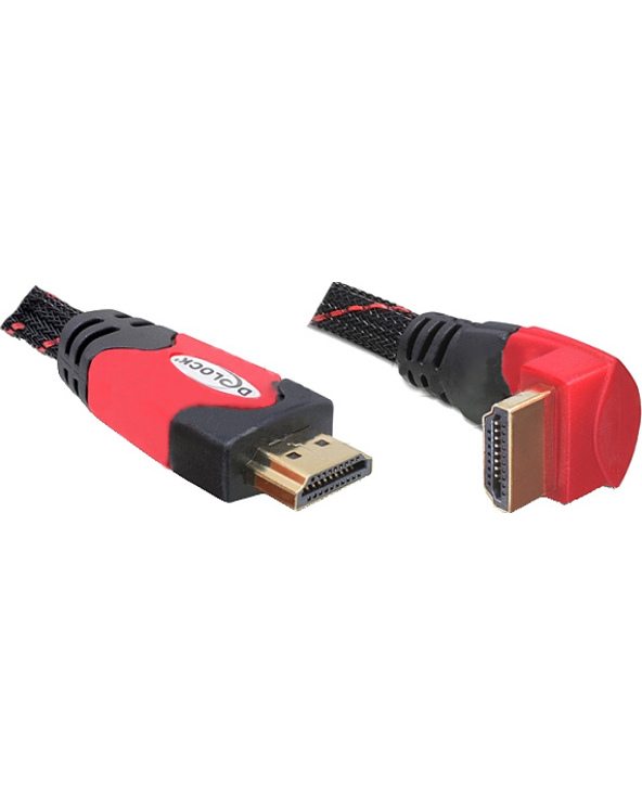 DeLOCK 3m HDMI câble HDMI HDMI Type A (Standard) Noir, Rouge
