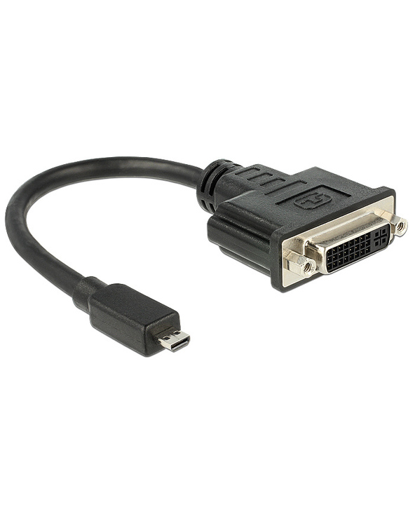 DeLOCK 65563 câble vidéo et adaptateur 0,2 m DVI-D Micro-HDMI Noir