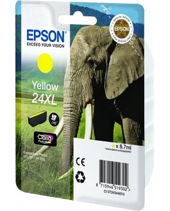 Epson Elephant Cartouche "Eléphant" - Encre Claria Photo HD J (XL)