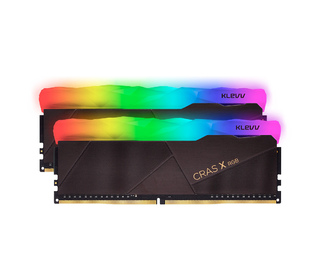 Klevv 32GB (2X16GB) CRAS X RGB GAMING RAM MODULE DDR4 3600MHZ 1.35V 1GX8 CL18 module de mémoire 32 Go 2 x 16 Go