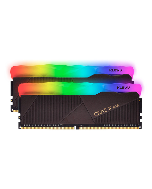 Klevv 32GB (2X16GB) CRAS X RGB GAMING RAM MODULE DDR4 3600MHZ 1.35V 1GX8 CL18 module de mémoire 32 Go 2 x 16 Go