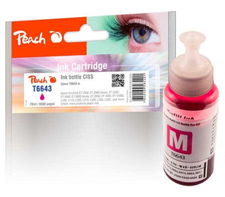 Peach PI200-426 cartouche d'encre 1 pièce(s) Compatible Rendement standard Magenta
