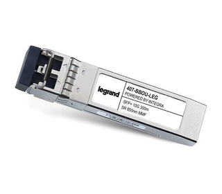 Legrand Émetteur-récepteur SFP+ version 10GBase-SR conforme TAA compatible avec Dell[R] 407-BBOU (MMF, 850 nm, 300 m, LC, DOM)