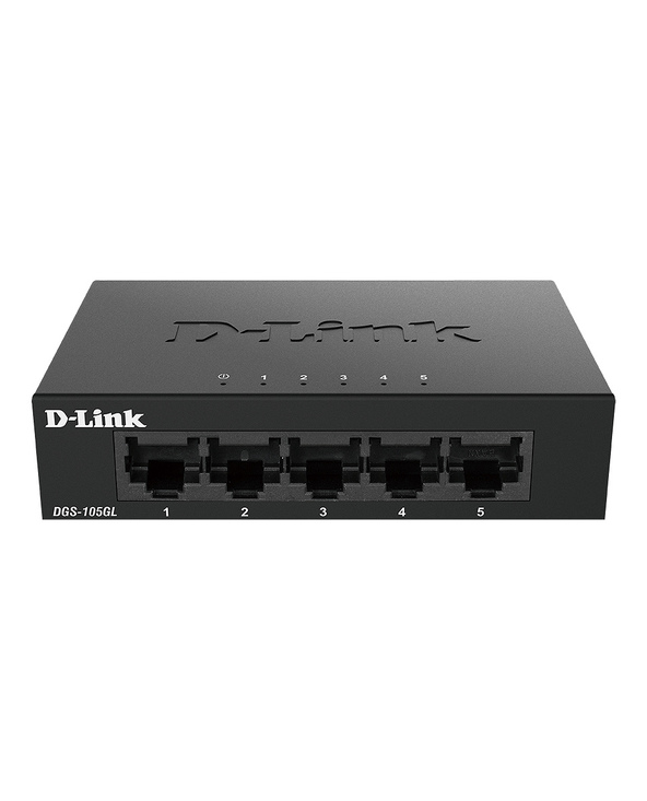 D-Link DGS-105GL/E commutateur réseau Non-géré Gigabit Ethernet (10/100/1000) Noir