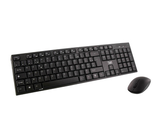 T'nB KBSCBK2 clavier FR sans fil +USB AZERTY Qwerty Noir