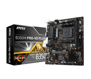 MSI B350M PRO-VD PLUS AMD B350 Emplacement AM4 micro ATX