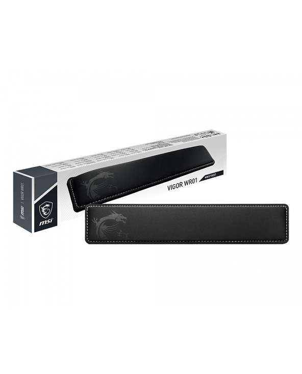 MSI Vigor-WR01 repose-poignet Mémoire de forme, Caoutchouc Noir