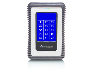 DataLocker DL3 1TB disque dur externe 1000 Go Noir, Argent
